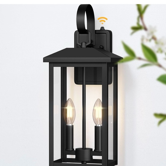 Large Outdoor Light Fixtures Black - Picture 1 of 8